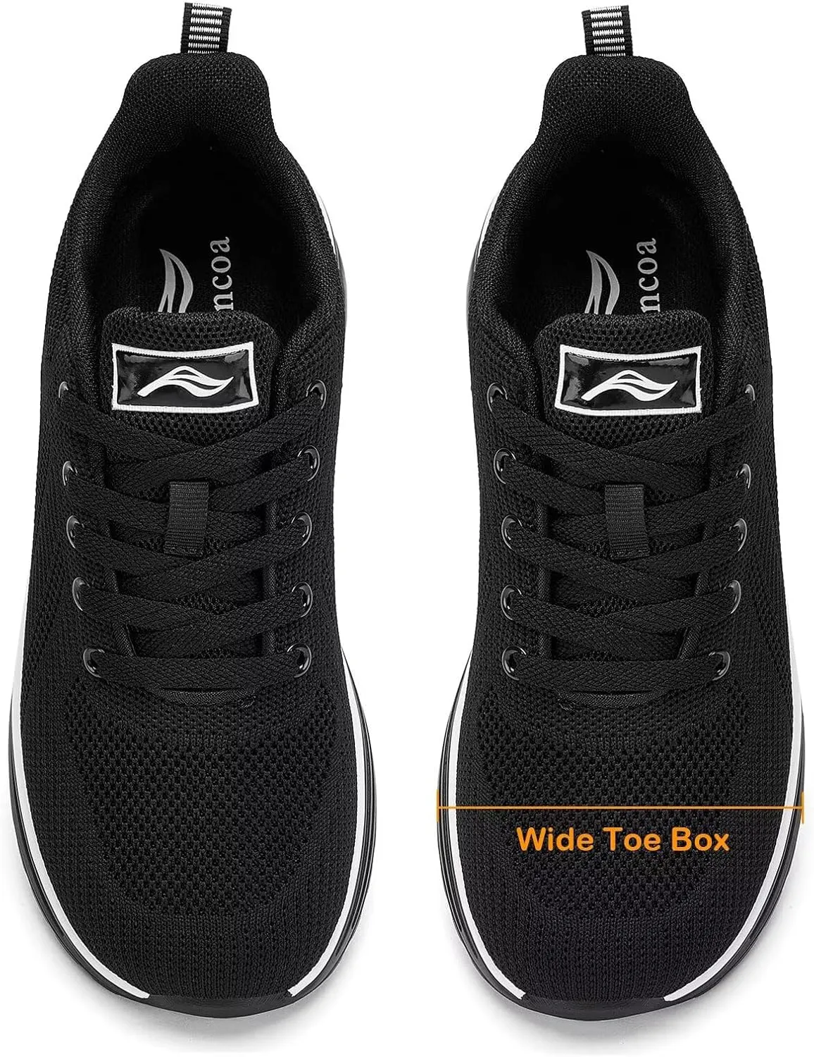 Lamincoa Women's Wide Toe Box Sneakers Wide Road Running Shoes Athletic Tennis Shoes for Women