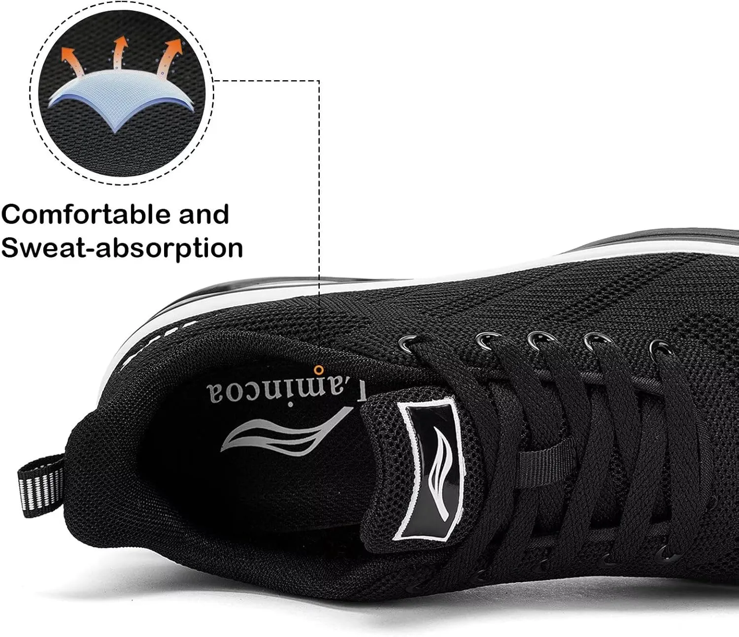 Lamincoa Women's Wide Toe Box Sneakers Wide Road Running Shoes Athletic Tennis Shoes for Women