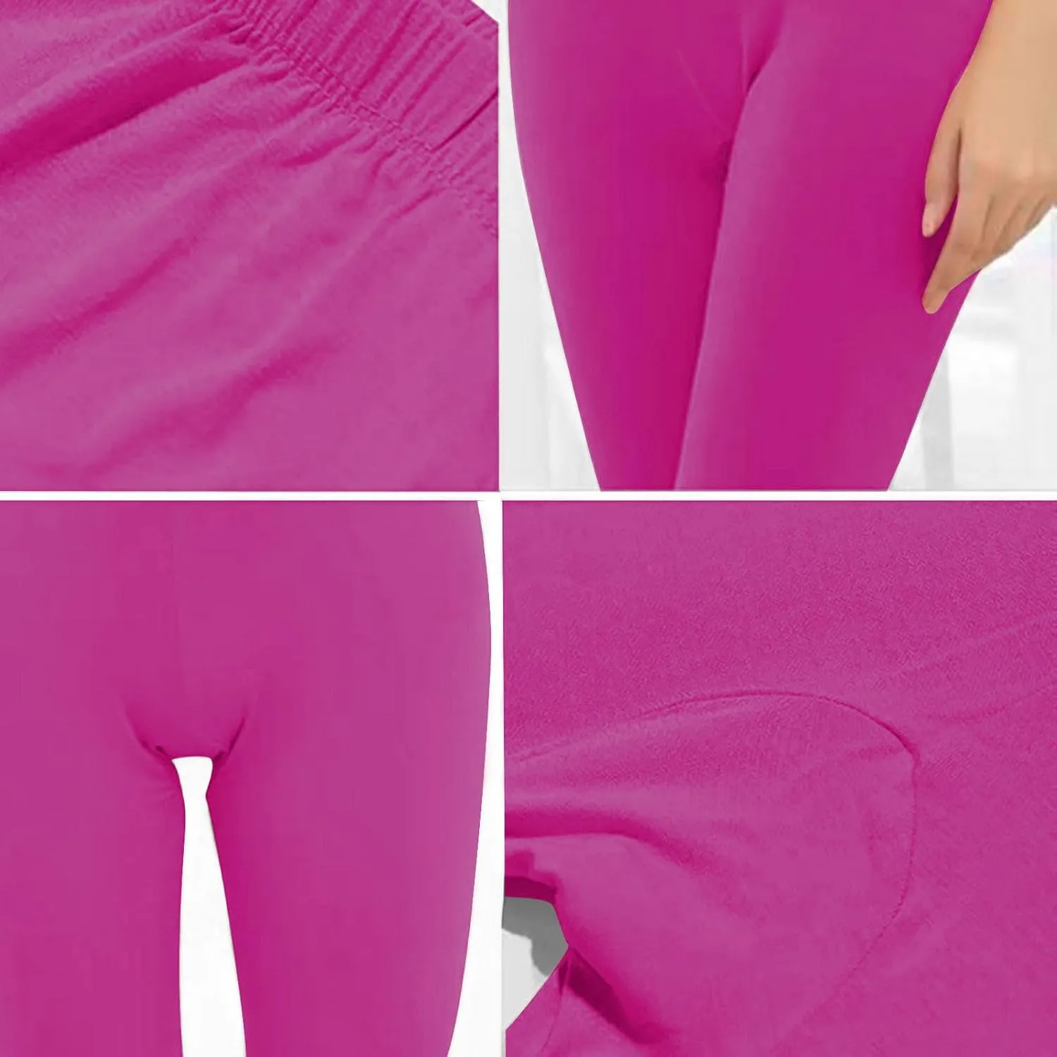 Leggings for Women High Waisted Stretch Biker Pants Casual Soft Workout Yoga Trousers Regular Tummy Control Pants