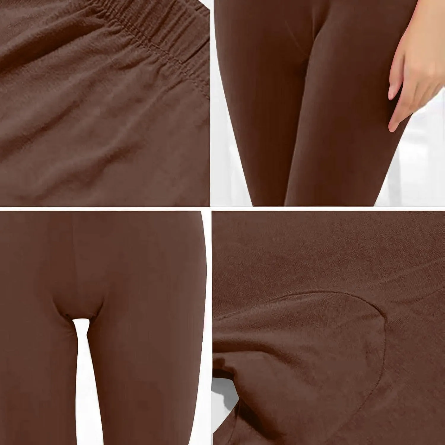 Leggings for Women High Waisted Stretch Biker Pants Casual Soft Workout Yoga Trousers Regular Tummy Control Pants