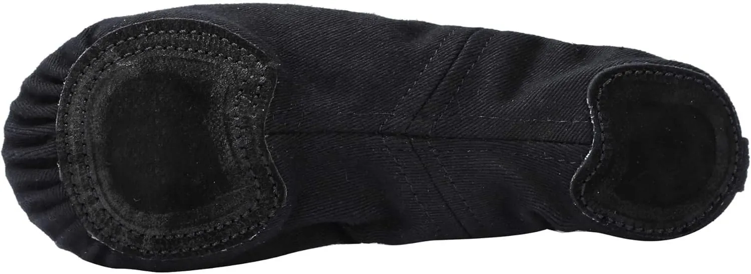 Linodes Dance Shoes for Girls Stretch Canvas Split Sole for Women