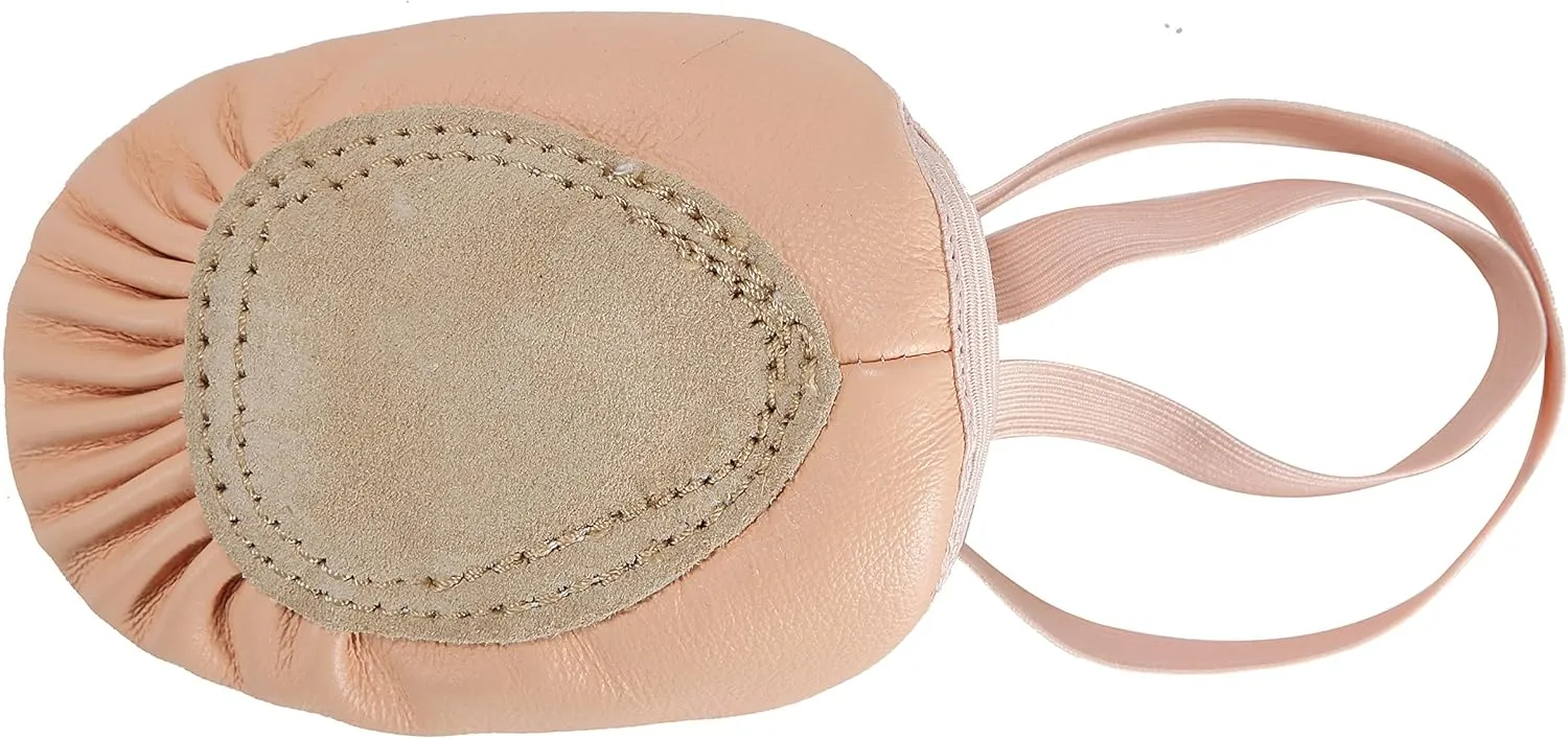 Linodes Leather Pirouette Half Sole Jazz Ballet Dance Shoe Turning Shoes for Women and Girls