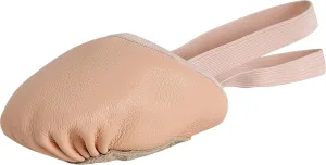 Linodes Leather Pirouette Half Sole Jazz Ballet Dance Shoe Turning Shoes for Women and Girls