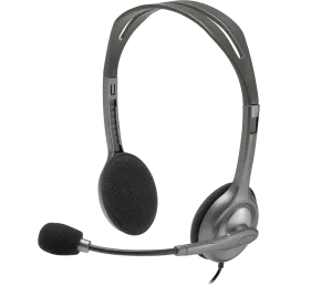 Logitech H110 Stereo Headset 3.5mm dual plug computer headset