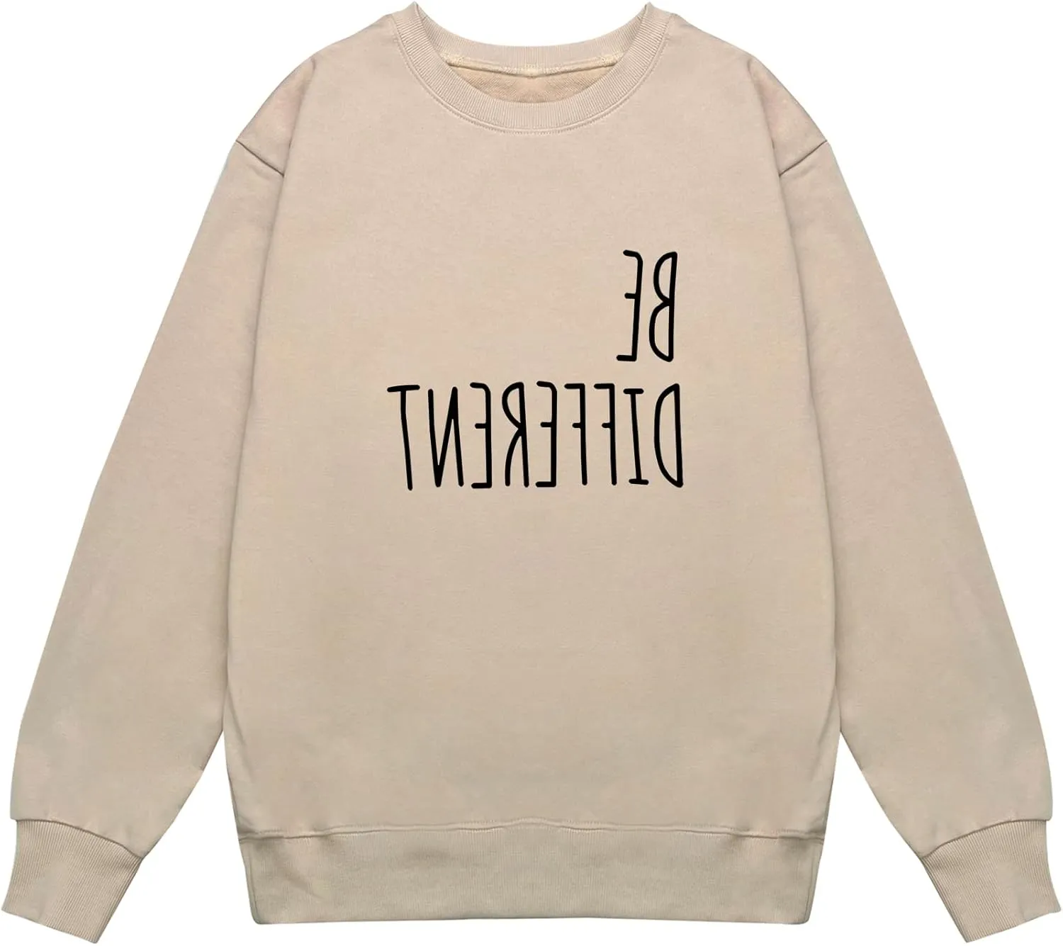 LOOKFACE Women Cute Oversized Sweatshirts Drop Shoulder Sweaters