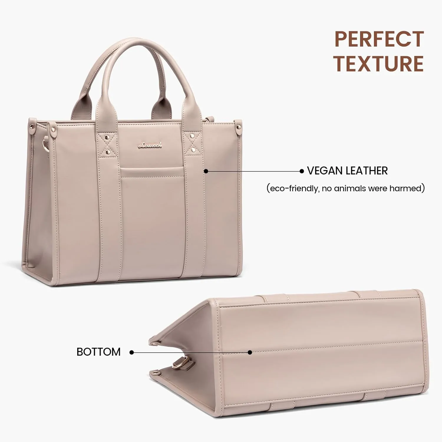 LOVEVOOK Purse for Women Leather Tote Bag Purse and Handbags, Satchel Shoulder Crossbody Top Handle Bags with Zipper
