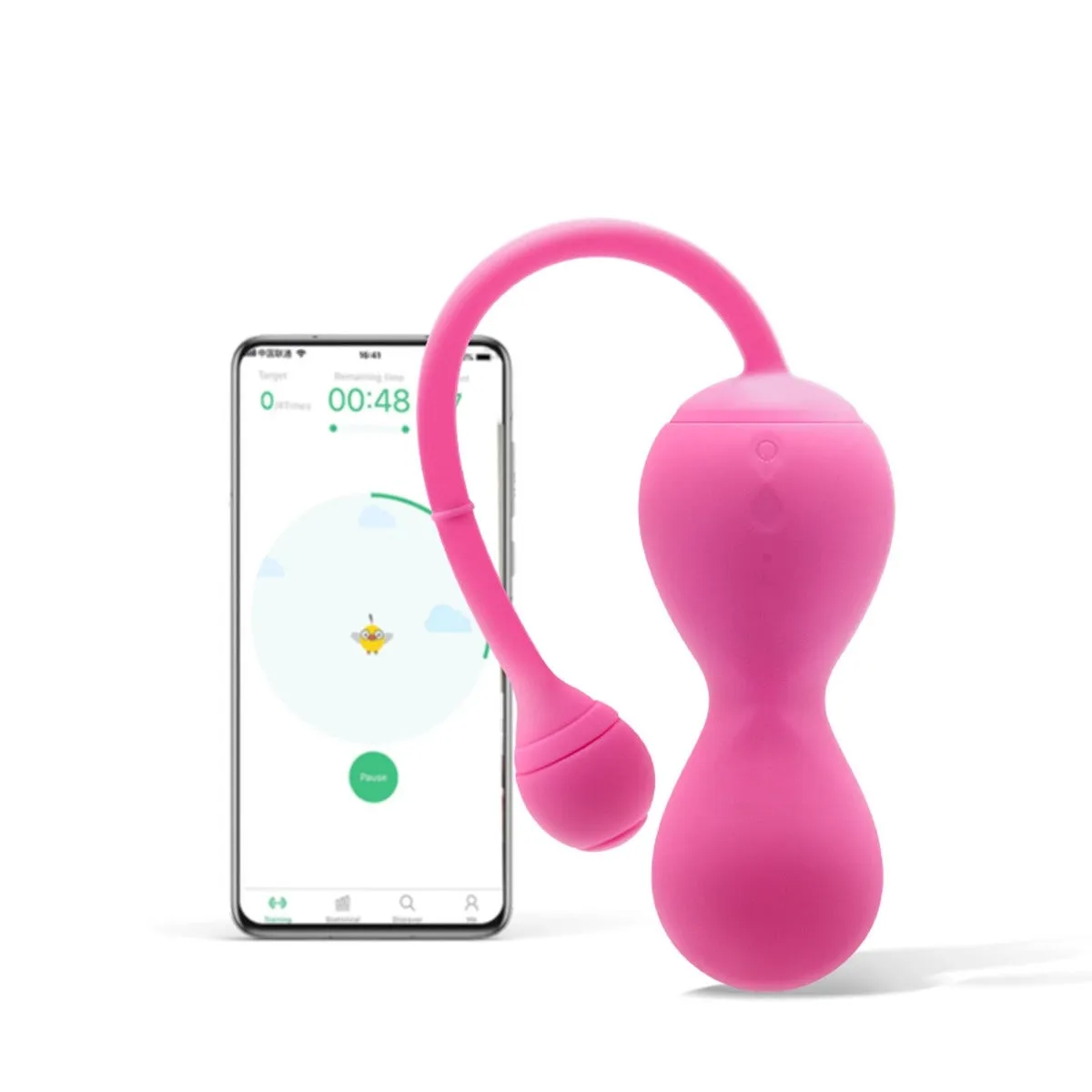 Magic Motion Smart Kegel Master Vibrating Balls Pink