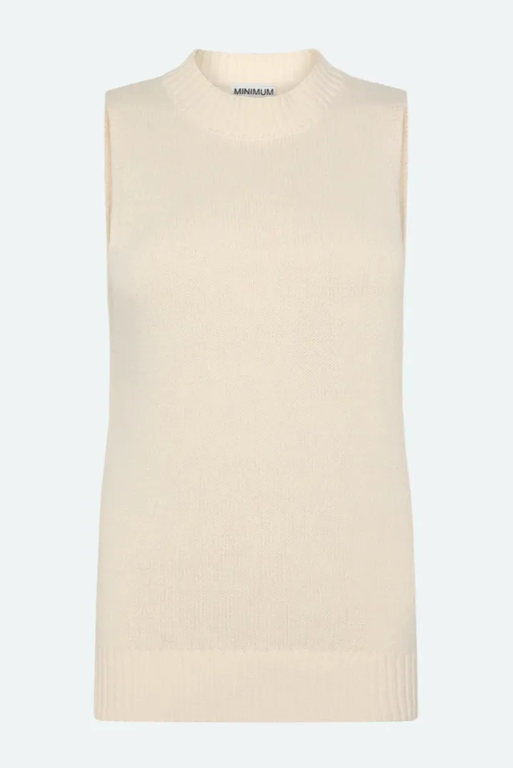 Mai Knit Vest | Brown Rice