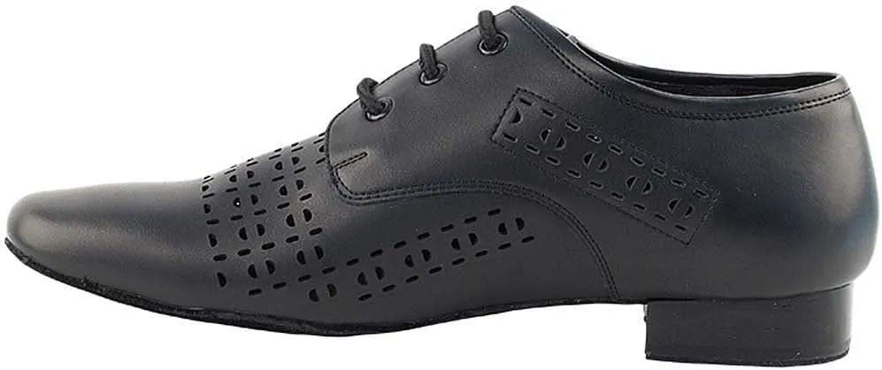Mens Ballroom Dance Shoes Standard & Smooth Tango Wedding Salsa Shoes ST38EB -Very Fine 1" [Bundle of 5]