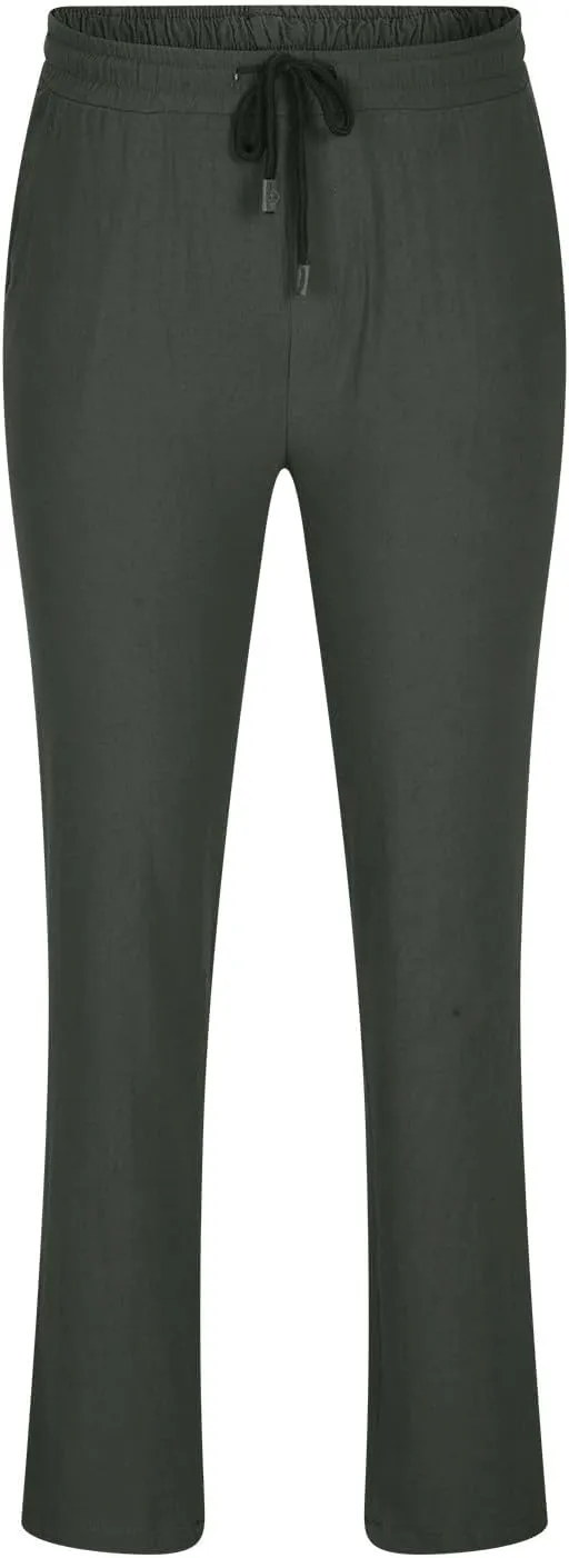 Men's Breathable Outdoor Pants Loose Drawstring Pants Comfort Tapered Pants Light Lounge Pants Jogging Pants