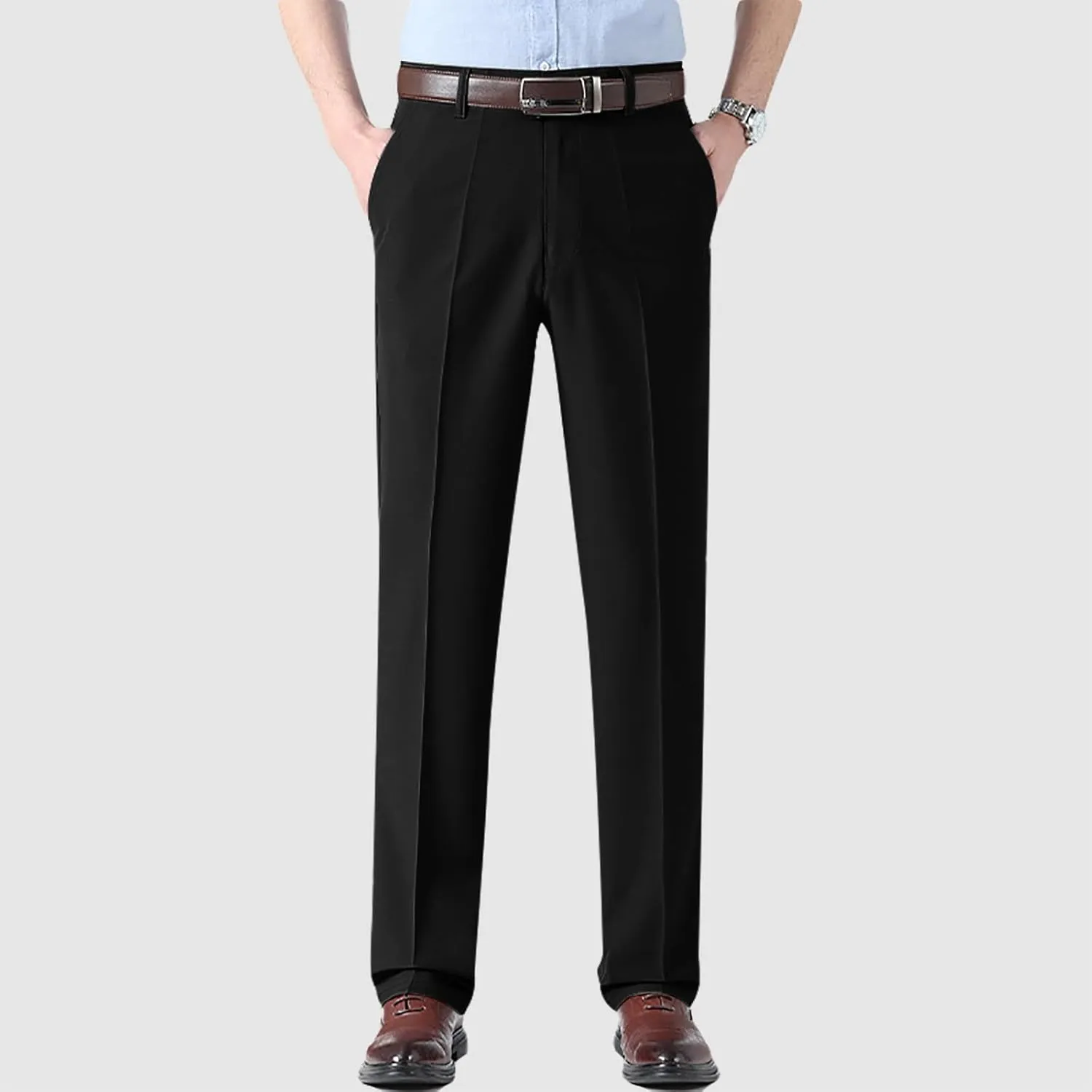 Mens Cargo Combat Work Pants Casual Linen Stretchy Drawstring Pant Sweatpants Baggy Workout Gym Joggers