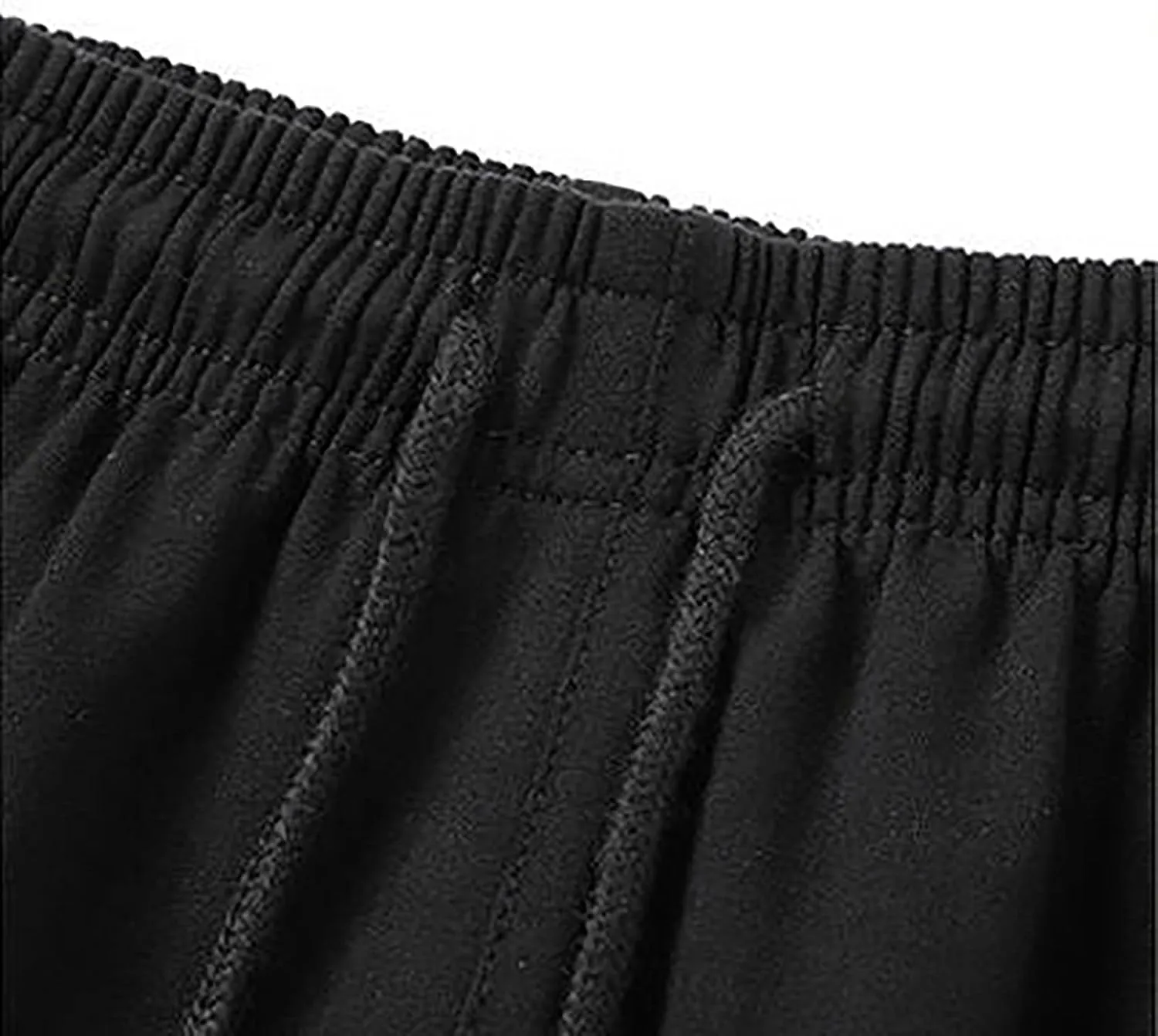Men's Cargo Pants Casual Linen Drawstring Waist Pant Sweatpant Joggers Loose Beach Walking Running Jogger