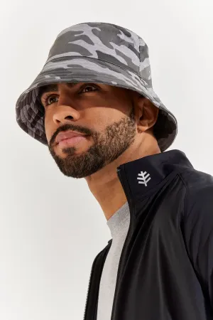 Men's Gavin Cotton Bucket Hat  |  Grey Modern Camo