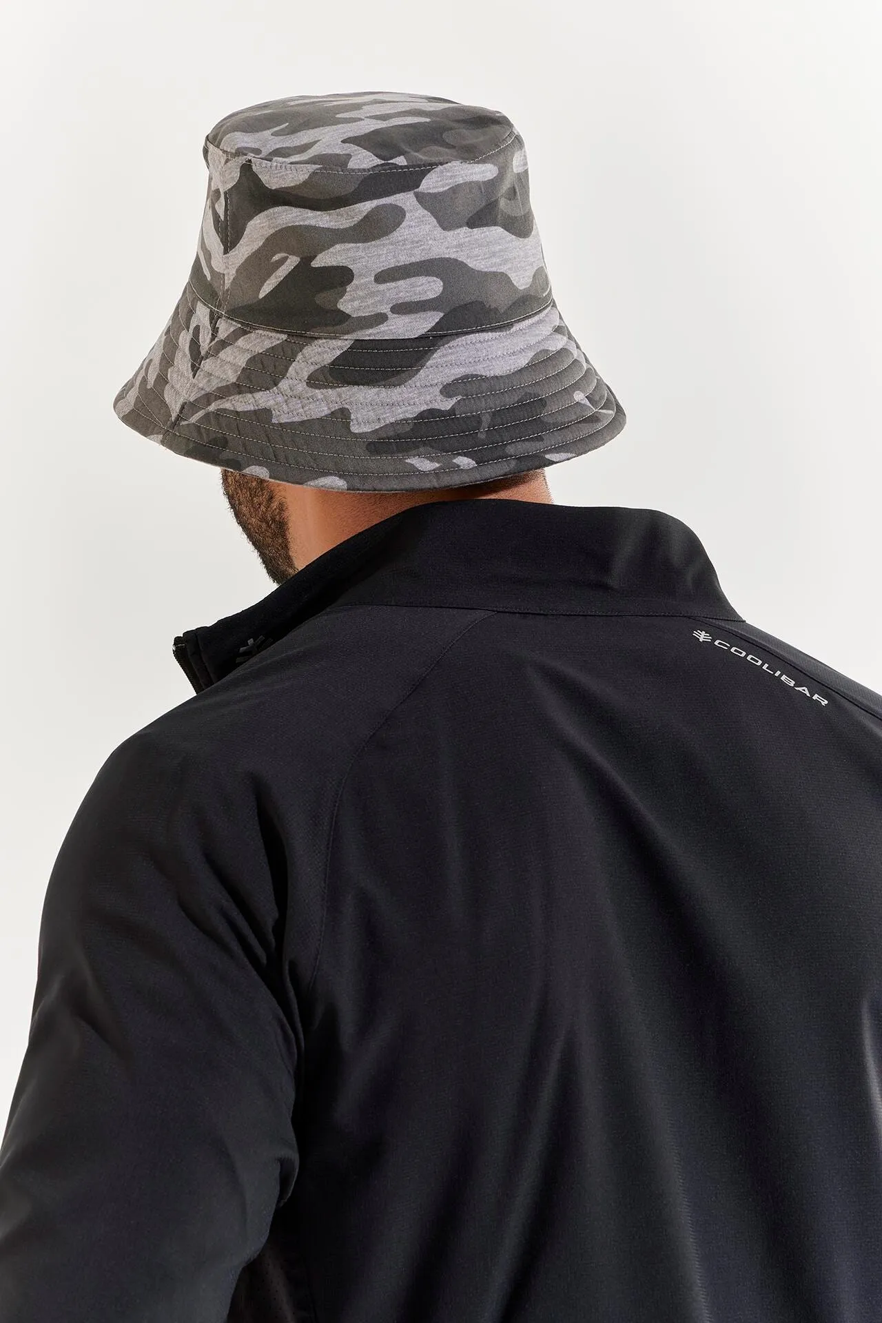 Men's Gavin Cotton Bucket Hat  |  Grey Modern Camo