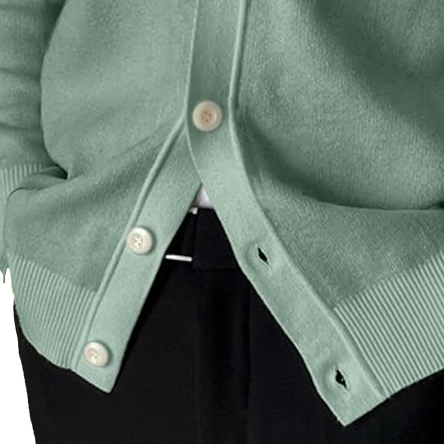 Men's Lapel Cardigan Sweater Knit Polo Long Sleeve Button Cardigans Slim Fit Casual Ribbed Knitted Jacket