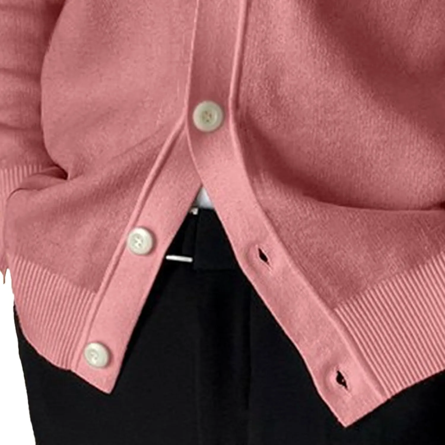 Men's Lapel Cardigan Sweater Knit Polo Long Sleeve Button Cardigans Slim Fit Casual Ribbed Knitted Jacket