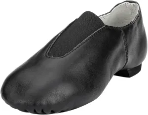 MSMAX Leather Jazz Dance Shoes Womens Slip on Practice Teaching Shoe