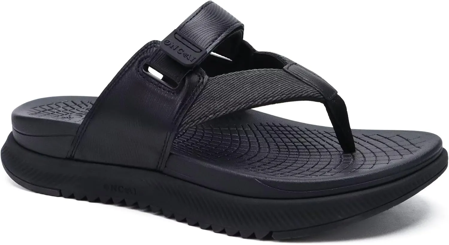 ONCAI Mens Orthopedic Flip Flops Men's Walking Sandals with Arch Support Sport Recovery Sandal for Man size 7-14