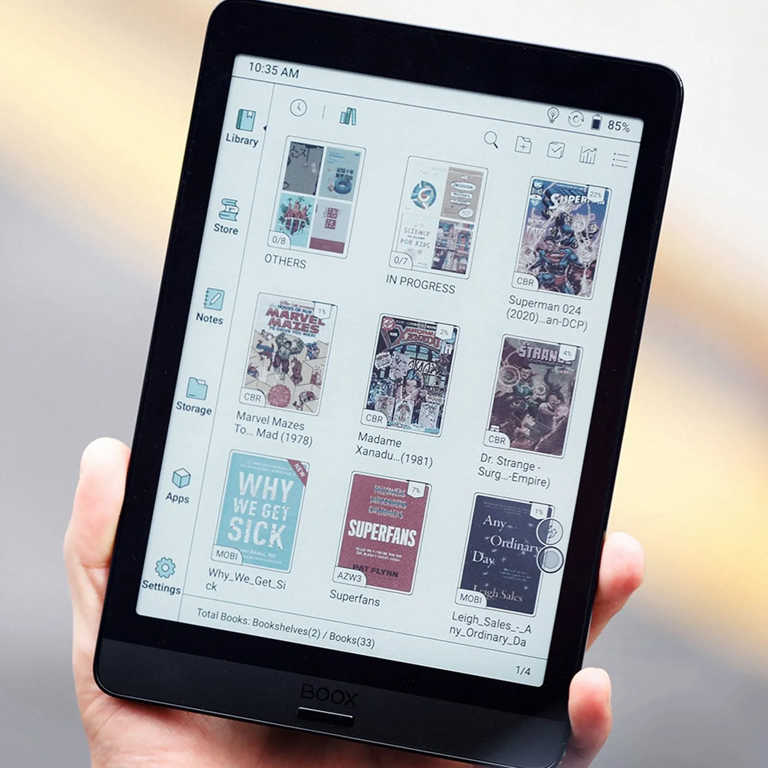 ONYX BOOX 7.8” Nova3 Color E-Ink Tablet