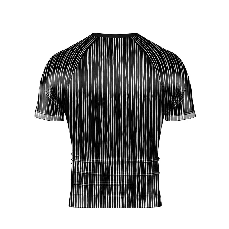 Outfit Jack Skellington Men's Short Sleeve Rash Guard