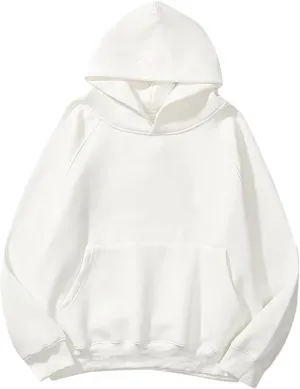 Oversized Hoodies for Women and Men Couples Fleece Basic Solid Hooded Sweatshirt Pullover Jackets