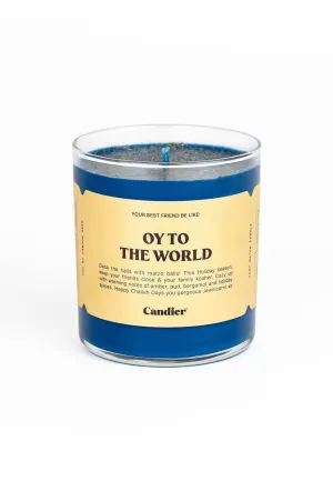 OY TO THE WORLD CANDLE