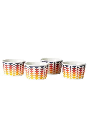 Pendleton 1923 Harding Stoneware Snack Bowl Collection - Set of 4