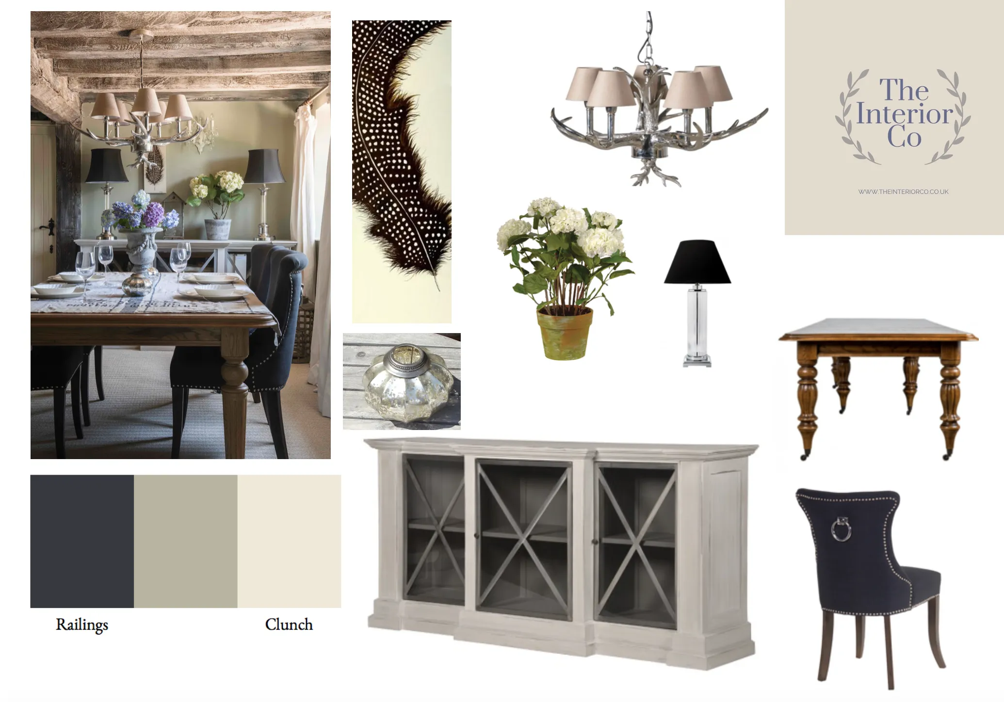 Period Dining Room - Mood Board