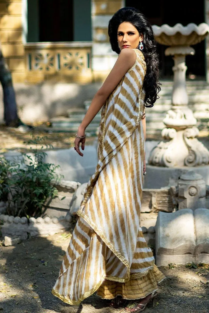 Pinktree - Lines in Sand - Sandy Brown & White - 2 Piece