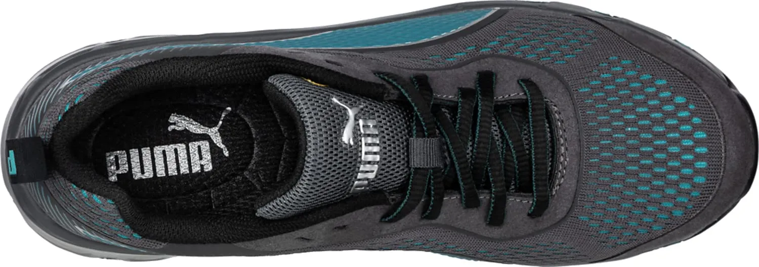 PUMA Women's Fuse Knit Low Industrial Shoe, Blue-Grey, 10