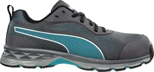 PUMA Women's Fuse Knit Low Industrial Shoe, Blue-Grey, 10