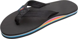 Rainbow Sandals Men's Single Layer Soft Top 1" EVA Rubber Filled Nylon Strap