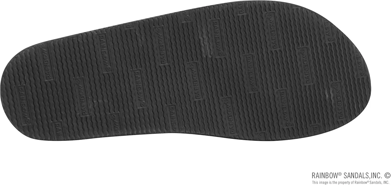 Rainbow Sandals Men's Single Layer Soft Top 1" EVA Rubber Filled Nylon Strap