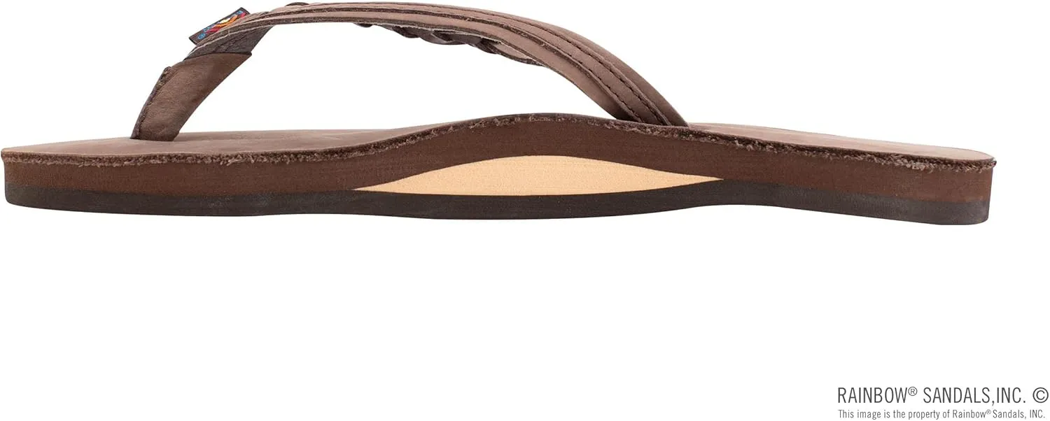 Rainbow Sandals Womens Flirty Braidy Premier Leather w/Single Braided Strap