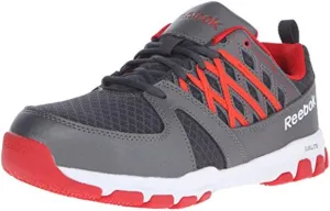 Reebok Work Men's Athletic Steel Shoe White RB4443 Sublite Work Safety Toe