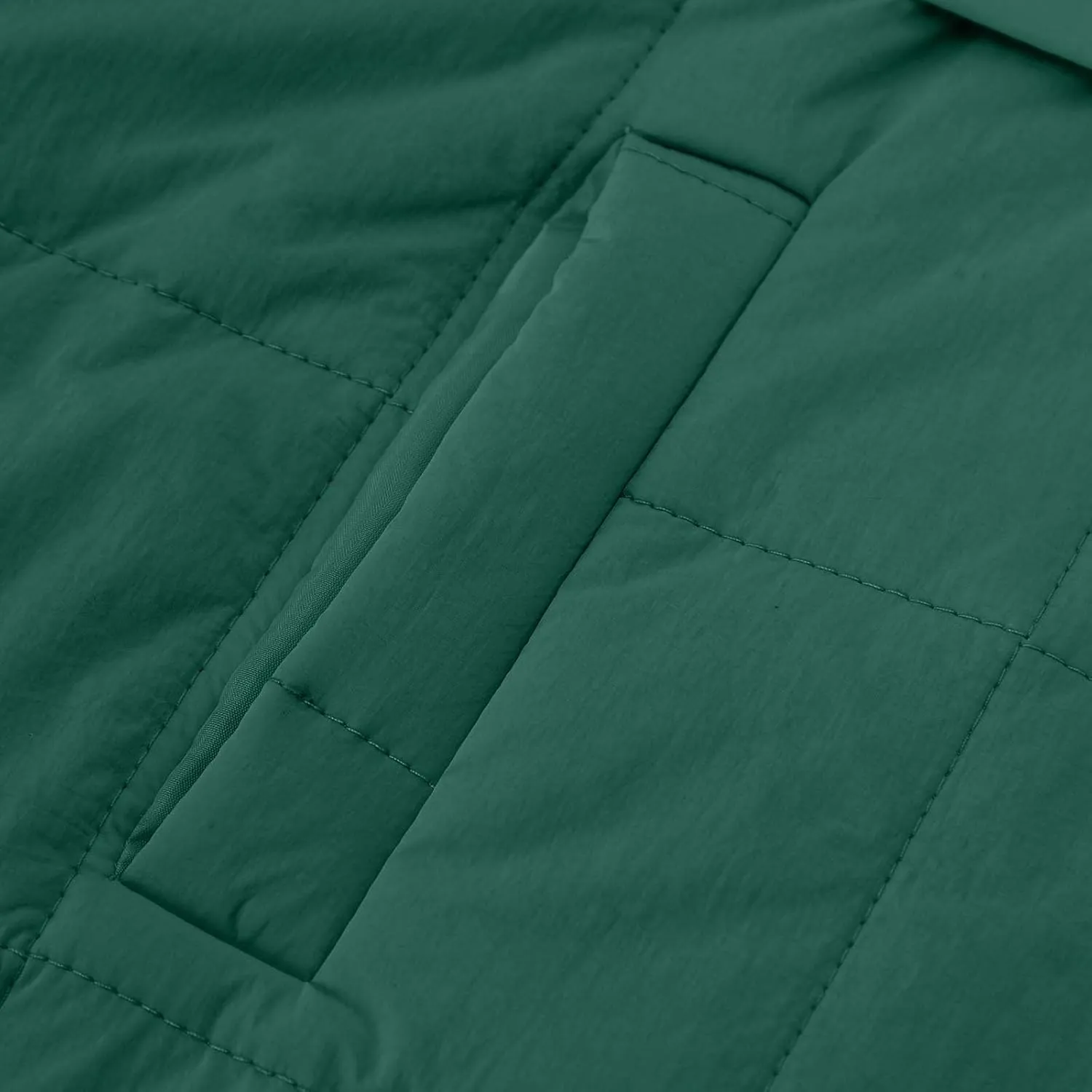 RKSTN Women Quilted Pullover Puffer Jacket Loose Hooded Coats Winter Warm Lightweight Outerwear with Pockets