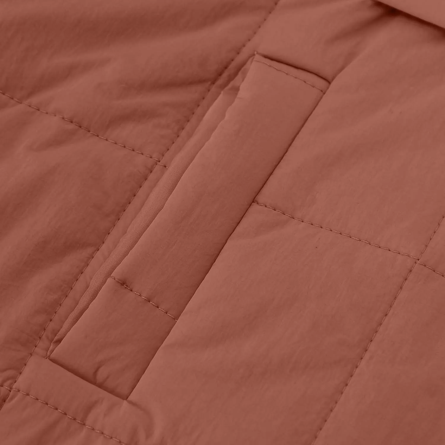 RKSTN Women Quilted Pullover Puffer Jacket Loose Hooded Coats Winter Warm Lightweight Outerwear with Pockets