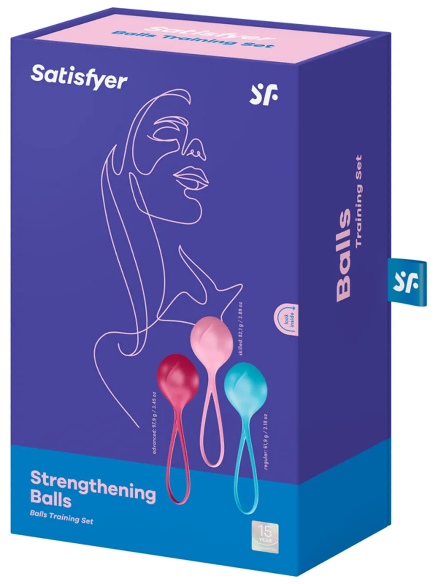 SATISFYER Kegel Training Set Strengthening Balls (3 Pack)
