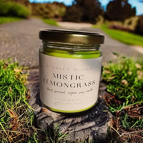 Scarlet Blinks Arabian Delight | Mistic Lemon Grass | Lavender Serenity | Soy Wax Candles | Aroma Therapy Candles | Burning Time:-45 HRS Pack of 3