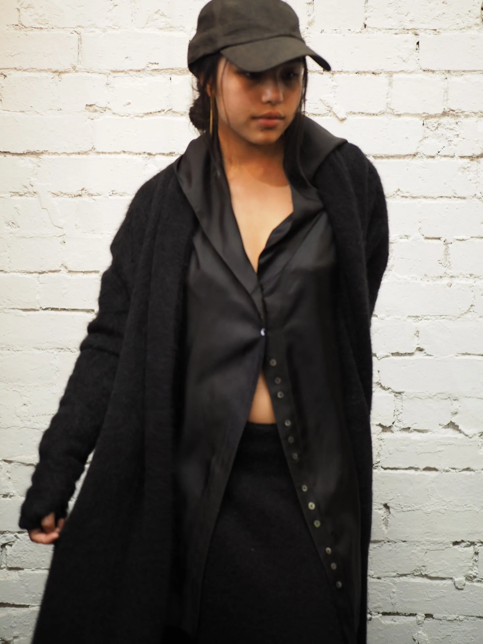 Shawl collar Luxe cardi (Alpaca)- Lilac