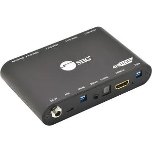 SIIG 1x4 HDMI 2.0a Splitter with Built-in & User Adjustable EDID Management