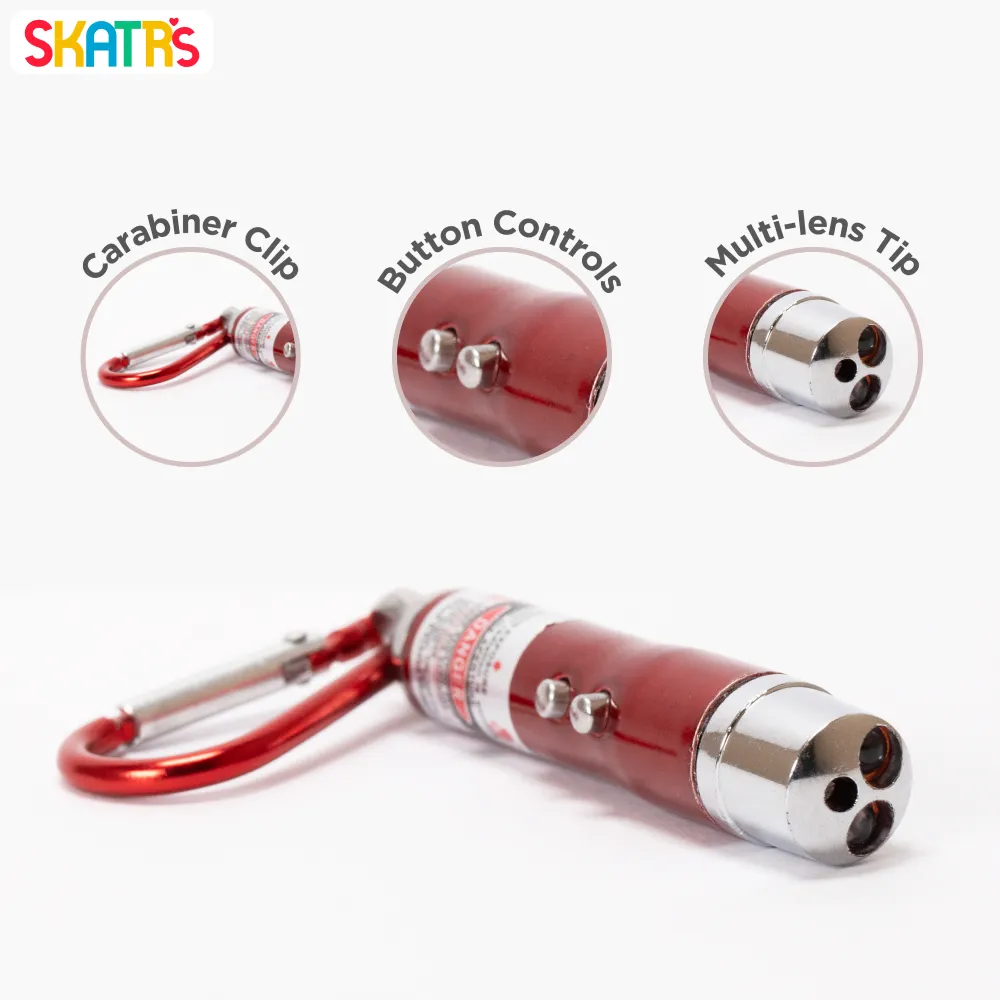 Interactive LED Laser Light Cat Toy – Engaging Red Dot Chaser for Playful Cats