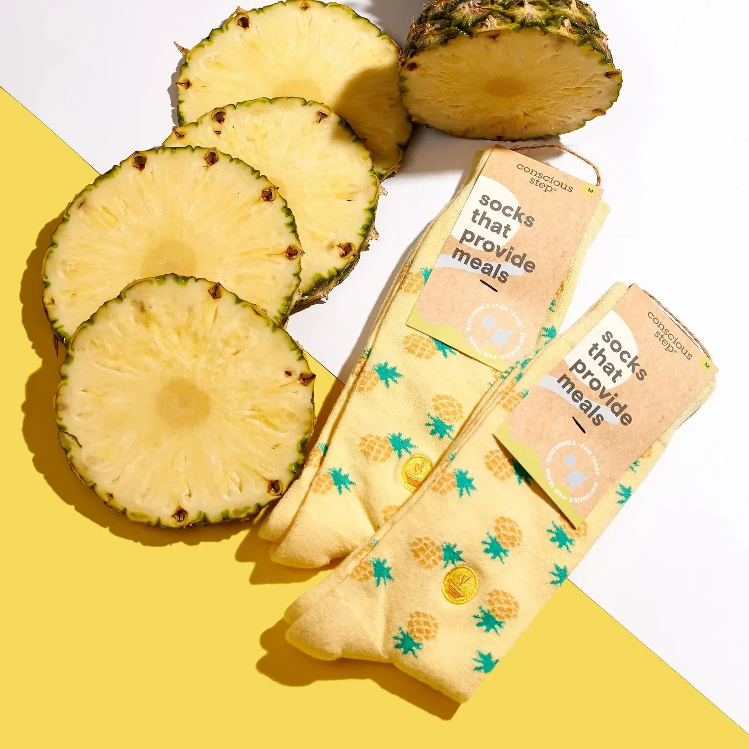 Socks that provide meals - Pinapples