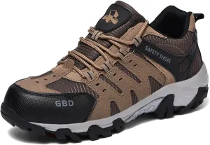 Steel Toe Shoes for Men Lightweight Puncture Proof Slip Resistant Composite Toe Safety Work Shoes for Industrial Construction