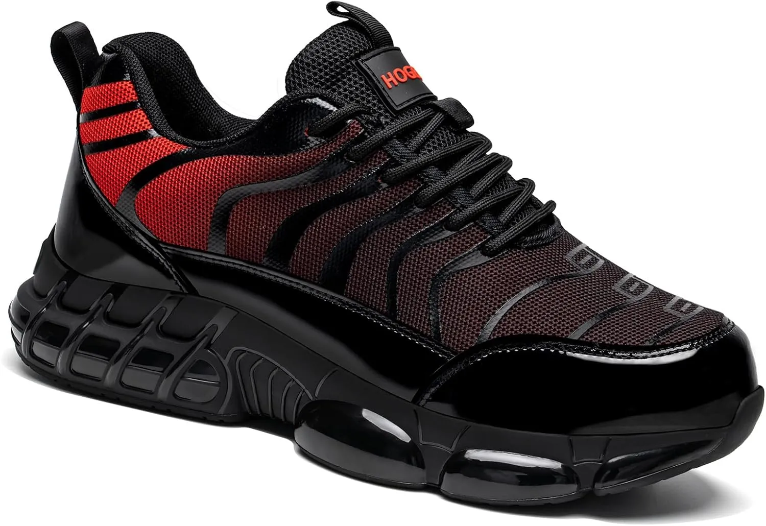 Steel Toe Shoes for Men Women Safety Work Sneakers Indestructible Comfortable Lightweight Breathable Construction Sneakers Anti Smashing Puncture Proof Air Cushion