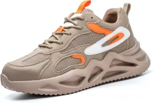 Steel Toe Shoes for Women Men Wide fit Indestructible Work Sneakers Safety Shoes Lightweight Slip Resistant Puncture Proof Composite Toe Shoe