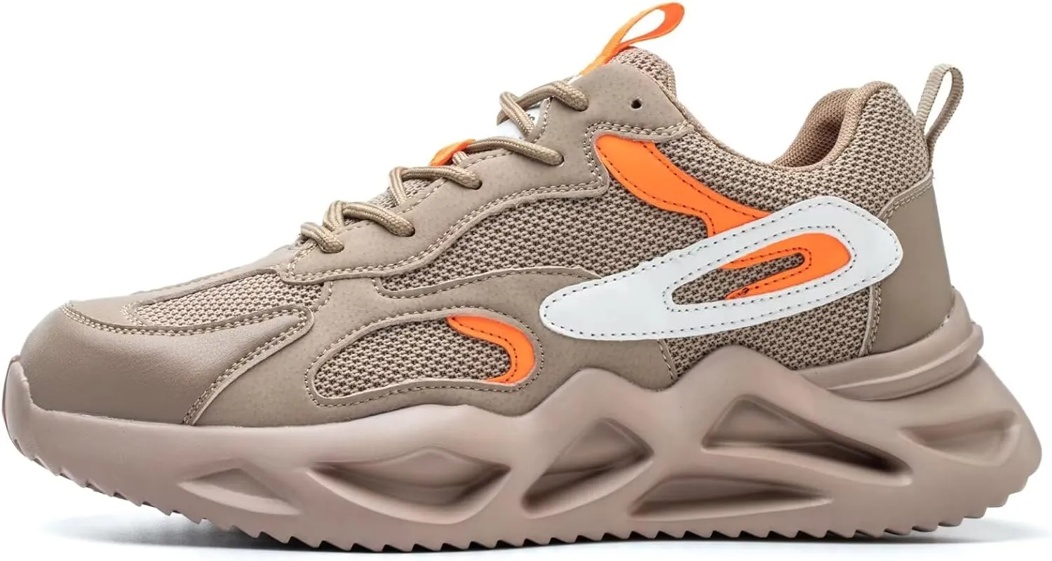 Steel Toe Shoes for Women Men Wide fit Indestructible Work Sneakers Safety Shoes Lightweight Slip Resistant Puncture Proof Composite Toe Shoe