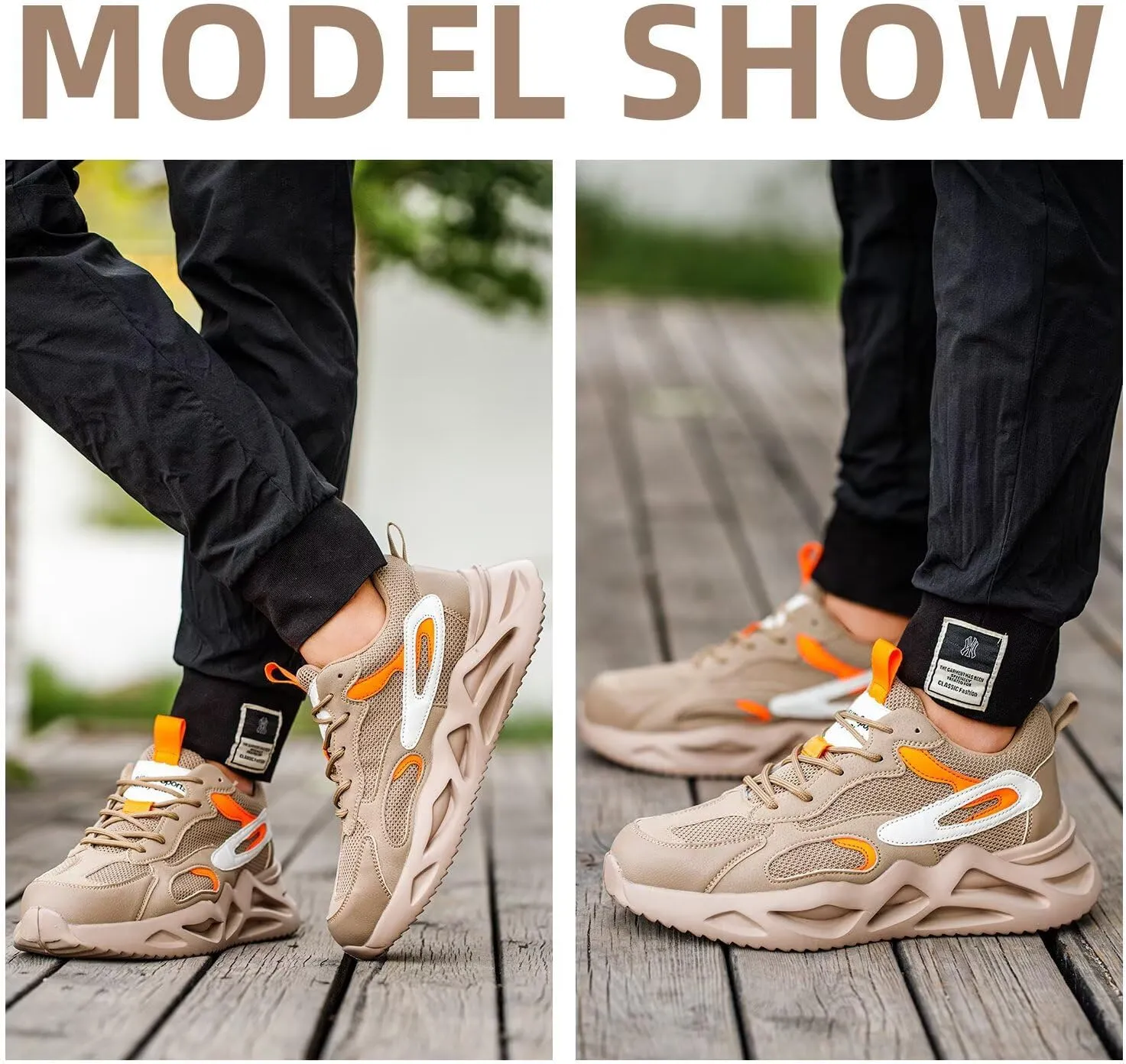 Steel Toe Shoes for Women Men Wide fit Indestructible Work Sneakers Safety Shoes Lightweight Slip Resistant Puncture Proof Composite Toe Shoe