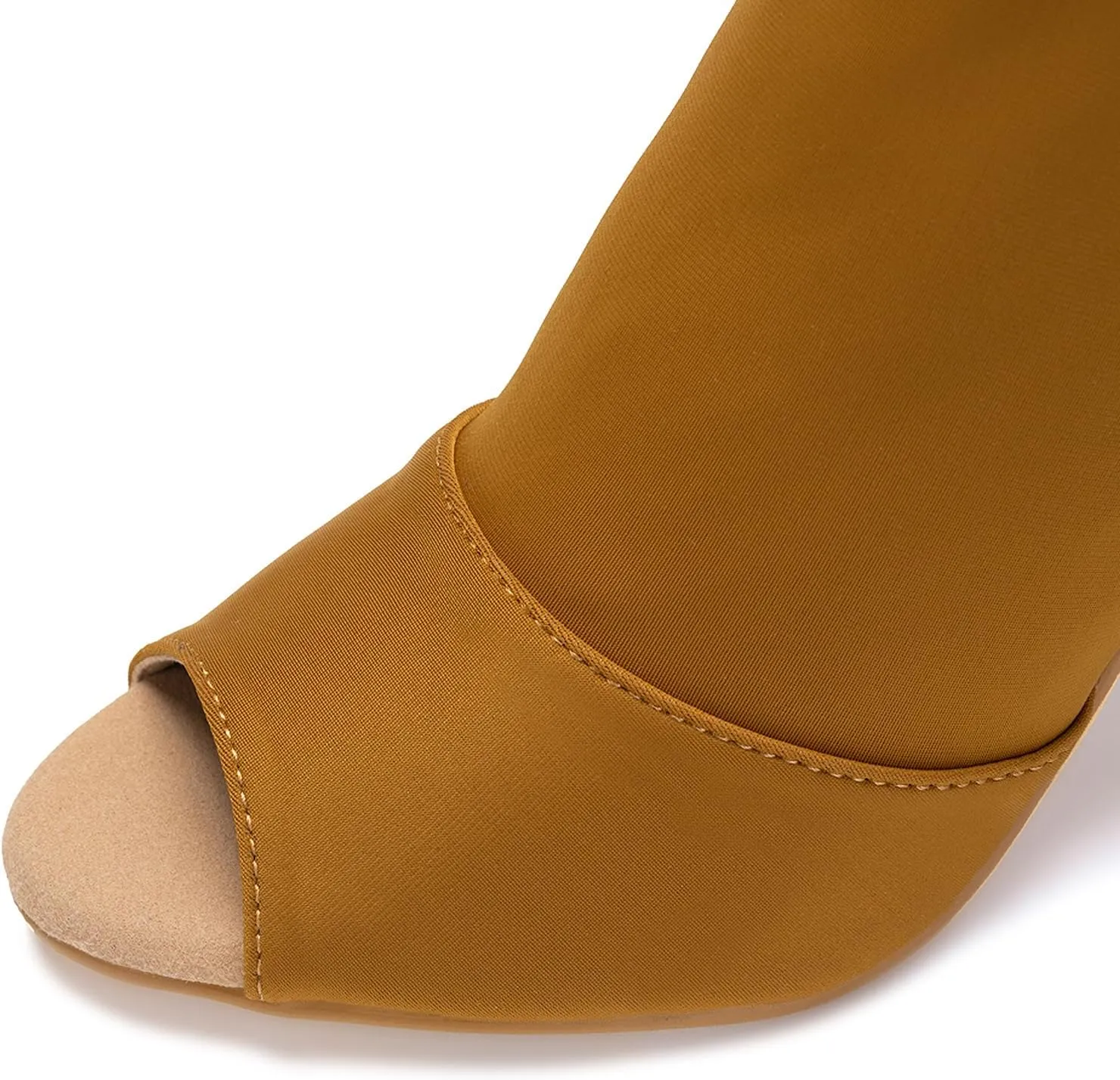 SWDZM Women Ballroom Dance Shoes Peep Toe Latin Salsa Performance Party Ankle Dance Boots