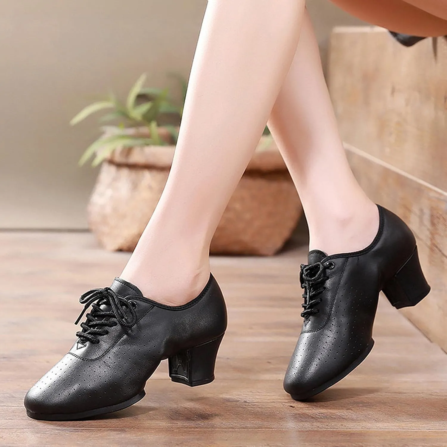 SWDZM Women's Ballroom Practice Dance Shoes